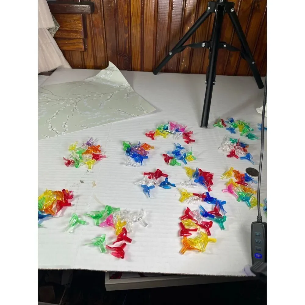 Duncan Doves lights for large ceramic tree. Approximately 130 pieces